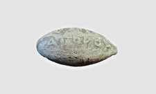 Ancient Macedonian Lead Slingshot 4th-3rd Century B.C. picture