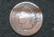 1876 Indian Head Cent * NICE BROWN BARGAIN * picture