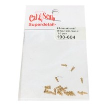 Cal Scale 190-604 Handrail Stanchions Locomotive (20) HO Scale picture