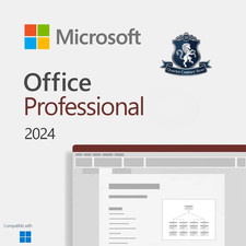 NEW Microsoft Office 2024 Lifetime License PC 1 Device Perpetual Physical Box picture