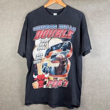Vintage 1998 Chicago Bulls Double 3-Peat Michael Jordan T Shirt XL 90s picture
