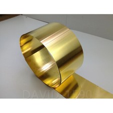 1pcs CuZn40 C28000 Brass Metal Sheet Foil Plate Brass Strip Thickness 0.01mm-1mm picture