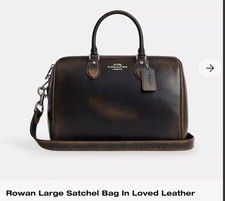 NWT Coach Large Rowan in Loved Leather SOLD OUT picture