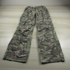 Vintage Abercrombie & Fitch Pants Womens 24 00 Brown Green Camo Cargo Y2K 24x29 picture