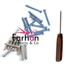 3.5 mm Safety Locking Screws Titanium grade 5 and Stainless Steel 316L 140 pcs picture