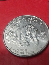 2008- D 25C Alaska 50 States Quarter ● #260914 picture