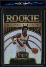 2023-24 Panini Select #4 Scoot Henderson Rookie Revolution Silver Prizms picture