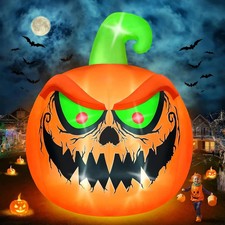 Kalolary 15 FT Giant Halloween Inflatable Pumpkin Outdoor Decorations Blow up Ya picture