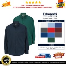 Edwards Garments Men's Lightweight Long Sleeve Poplin Tall Shirt - 1295 picture
