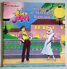 Vintage 1986 Golden Books Jem: Surprise at Starlight Mansion Sara Hughes picture