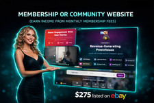 MEMBERSHIP OR COMMUNITY WEBSITE - (EARN INCOME FROM MONTHLY MEMBERSHIP FEES) picture