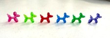 ALL Six Lego Balloon Dogs Trans Dark Pink Purple Green Blue Red BG Retired NEW picture