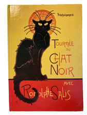 Hardcover Le Chat Noir Blank Journal 5x8 Notebook Art Noveau Steinlen Cat picture