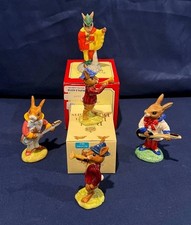 Royal Doulton Bunnykins Lot of 5 Music Figurines DB124 DB211 DB16 DB11 LE picture