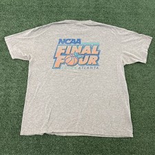 Vintage Final Four 2002 Atlanta Shirt XL Gray NCAA Basketball Distressed Y2K picture