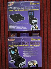 NEW Intec Black Color Game Screen & 2 Rechargeable Battery for Nintendo GameCube picture
