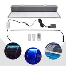 Waterfall Pool Fountain 7 Color Changing & Remote Lighted Waterfall Spillway picture