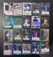 HUGE 75x Baseball ALL AUTO OR NUMBERED Lot CARD SHOW READY Loaded Tons of Color picture