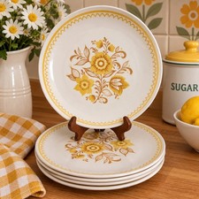 Vtg Royal China Cavalier Ironstone Jubilee Dinner Plates — Set of 5 70's Retro  picture