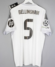 BNWT REAL MADRID 2025 2026 HOME FOOTBALL SHIRT JERSEY ADIDAS #5 BELLINGHAM picture