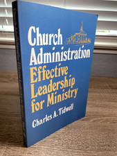 Church Administration Paperback Charles Tidwell - BRAND NEW picture
