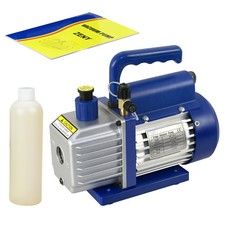 3.5CFM Rotary Vane Deep Vacuum Pump 1/4HP AC Air Tool R410a R134 HVAC Refrigeran picture