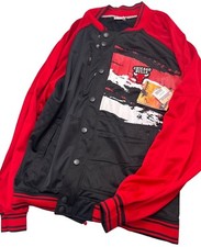 Vintage Zipway NBA Chicago Bulls Basketball Warm Up Jacket Y2K  90's XXL 2XL New picture