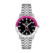 Super Sea Wolf GMT Automatic | Black Dial Wristwatch ZO9416 picture