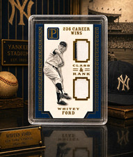 Panini 2016 Pantheon Whitey Ford Class & Rank Gold Memorabilia CR-WF /25 picture