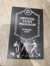 Vintage Official Fight Program Kansas City Boxing Multi-Signed Fighters 1950s  picture