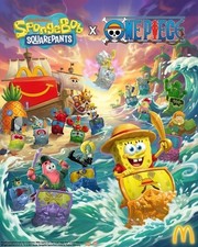 McDonald’s Spongebob X One Piece 2026 Happy Meal Toy #1-15 You Pick Gear 5 Luffy picture