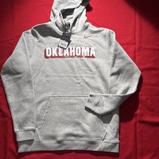 NWT Nike Oklahoma Club Fleece Po Hoodie Mens  #M31777 Large   picture