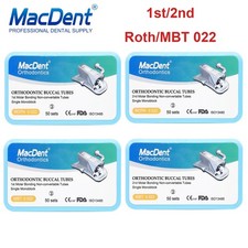 50Sets Tubos bucales de ortodoncia dental 1er 2nd molar Bondable Roth MBT 022 picture