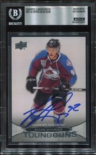 GABRIEL LANDESKOG signed 2011 UD YOUNG GUNS ROOKIE CARD RC YG BECKETT 10 (BAS) picture