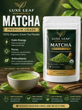Luxe Leaf Botanicals Premium Ceremonial Matcha Green Tea Powder 2.12 oz (60g) picture