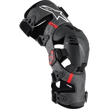 Alpinestars Supertech RK-10 Plasma Knee Braces - Black/Red - Small 6501425-13-S picture