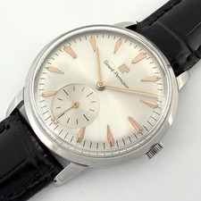 0% TARIFFS NEAR MINT OVERSIZED GIRARD PERREGAUX WATCH MANUAL WIND WORKING WELL picture
