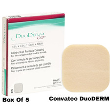 Convatec DuoDERM Control Gel Formula Hydrocolloid Dressing 4