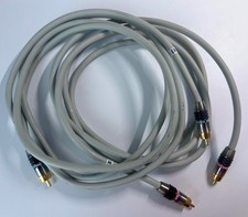 Monster Cable M Series M350i RCA Audio Interconnect Pair 2m 24K Gold PEX picture
