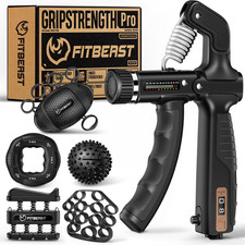 FitBeast Grip Strength Trainer, Hand Gripper Strengthener Kit - 6 Pack with Adju picture