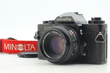 [Exc+5] Minolta XD Black SLR 35mm SLR Film Camera & MD 50mm F1.7 Lens From Japan picture