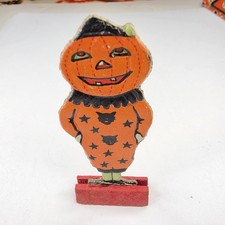 Antique German Halloween Skittle Game Jack  O' Lantern picture