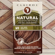 Clairol Natural Instincts Men M9 Light Brown Hair Color Kit Dye Gray Blending picture