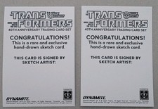 Evil and Heroic 2024 Dynamite Transformers 40th anniversary blanks 🔥🔥 picture