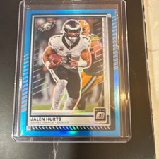 Panini Donruss Optic Jalen Hurts Philadelphia Eagles Blue Prizm #14 122/349 picture