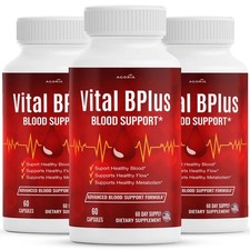 (3 Pack) Vital B Plus Advanced Blood Support Supplement VitalBPlus Capsules picture