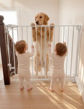 Babelio Removable Baby Gate for Stairs No Bottom Bar, 29-43