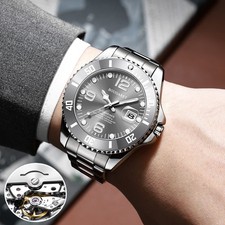 Mens Automatic Mechanical Sports Watch Waterproof Premium Wristwatch picture
