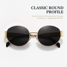 2026 Retro Oval Shades UV380 Sunglasses Men Women Hiking Sports Beach Travel picture
