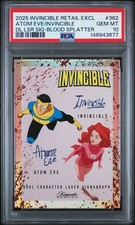 2025 INVINCIBLE SEASON 1 KEEPSAKE PREMIERE EDITION ATOM EVE/INVINCIBLE PSA 10 picture